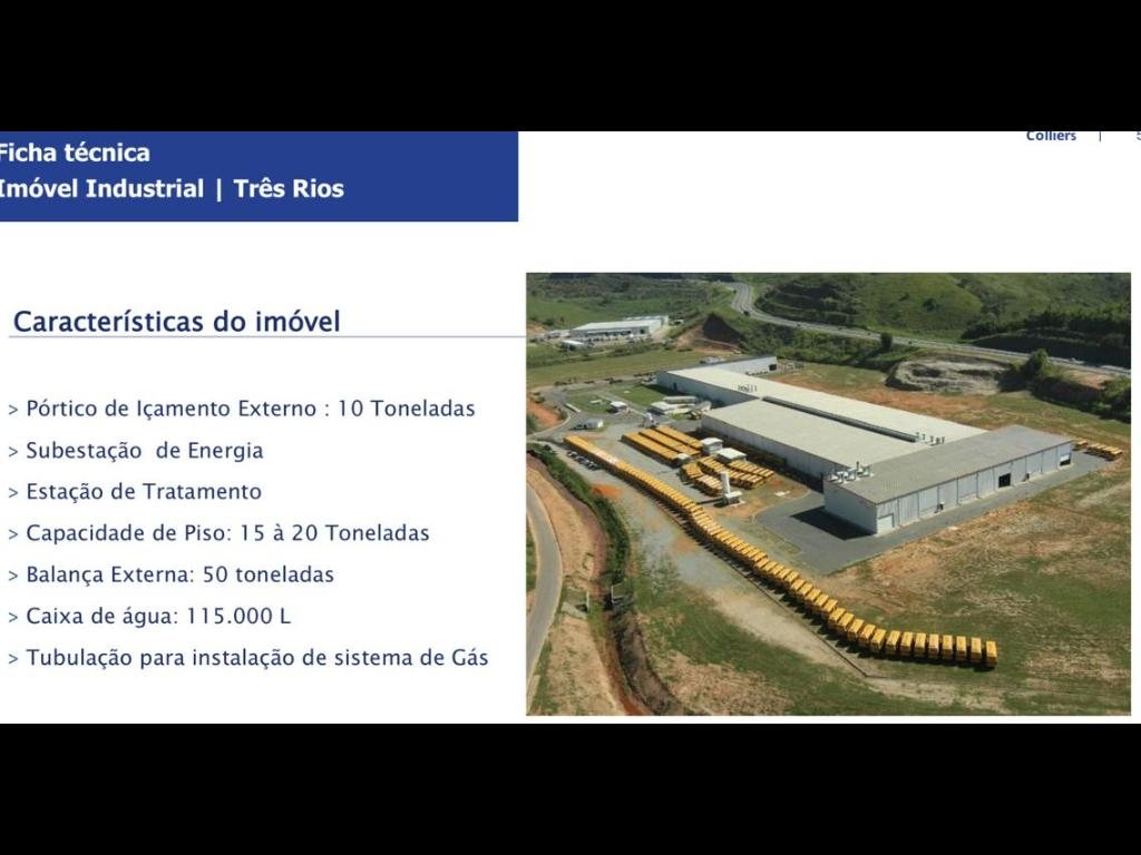 Foto 2 de GALPÃO INDUSTRIAL 20.964 METROS QUADRADOS em BR 040, Três Rios